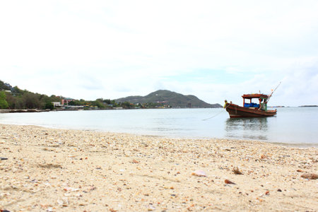Fishing boats in Thailandの写真素材