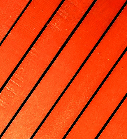 Beautiful orange wood wall surfaces.の写真素材