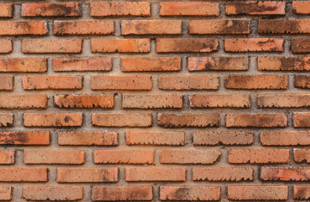Red brick wall background
