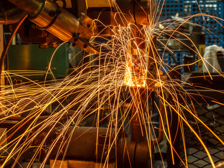 Industrial welding automotive in thailandの写真素材