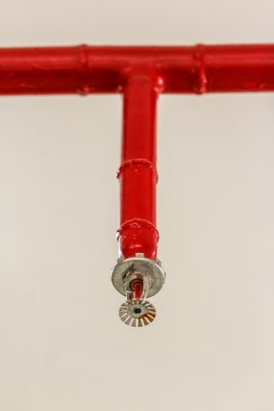 Fire Sprinklers Springer on white background