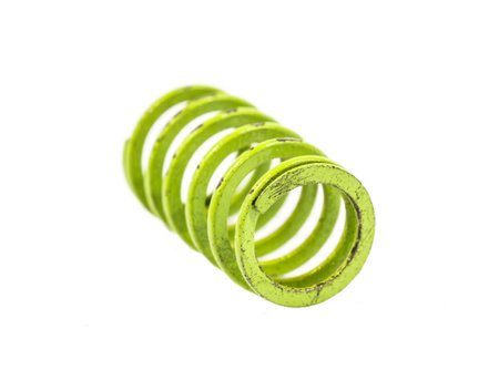 Springs spiral small industry in white backgroundの写真素材