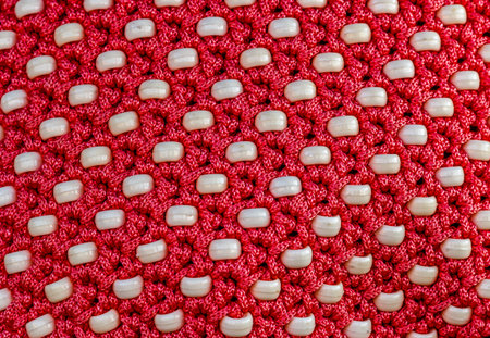 beautiful beads of various colors on a bazaar