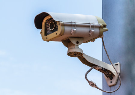 CCTV in the park near the parking lot.