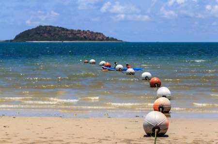 The Beautiful beaches and skies in summer.