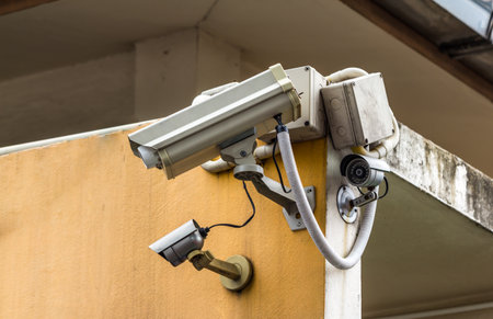 CCTV in the park near the parking lot.