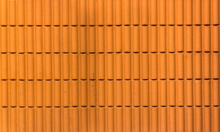 The Beautiful old red brick wall background.の写真素材