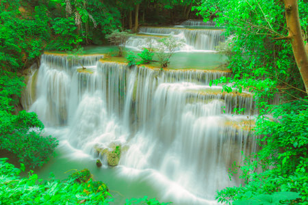 Huai Mae Khamin Waterfall, Srinakarin Dam National Park