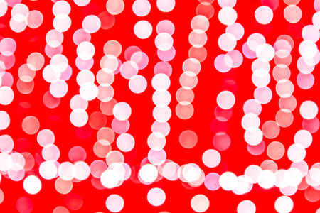Bokeh light beautiful abstract blurry circles background
