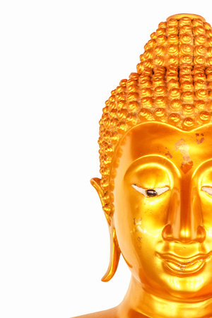 Head of the Buddha statue Old Ancient cities of Thailandの写真素材