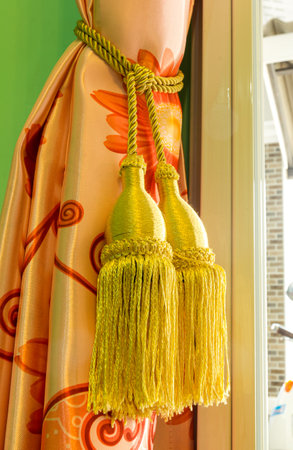 The Tassel for curtain art of tassels suit for luxury curtainの写真素材