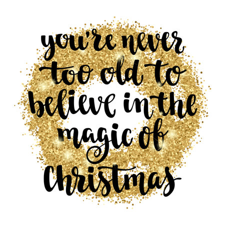 Decorative illustration with sparkle glitter texture. Vector elements for your design on white background.のイラスト素材