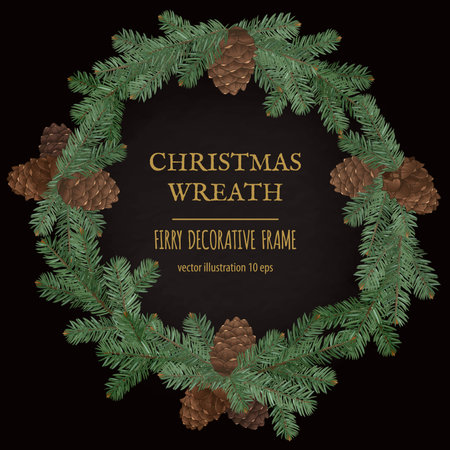 Vector decorative elements for design greeting card, Invitation, banner or poster on dark chalkboard background.のイラスト素材