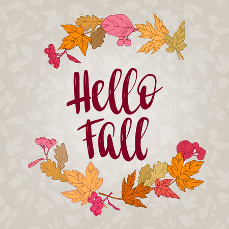 Lettering and decorative elements designのイラスト素材