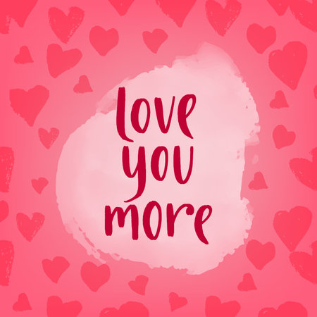 Happy Valentines Day. Modern style calligraphy phrase.のイラスト素材