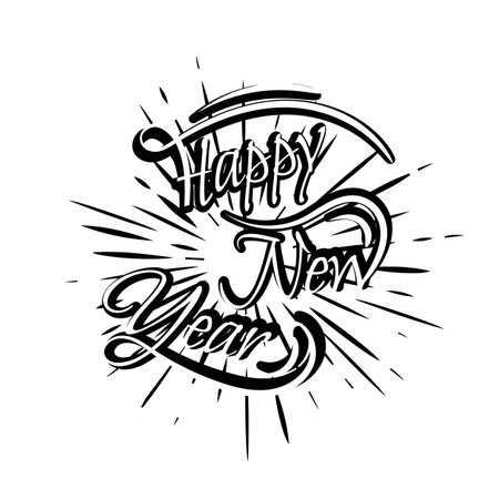 Splashing firework of new year 2020 celebrations Creative Design Concept Image.Happy New Year 2020 on White Background. Illustration of New Year Eve 2020.のイラスト素材