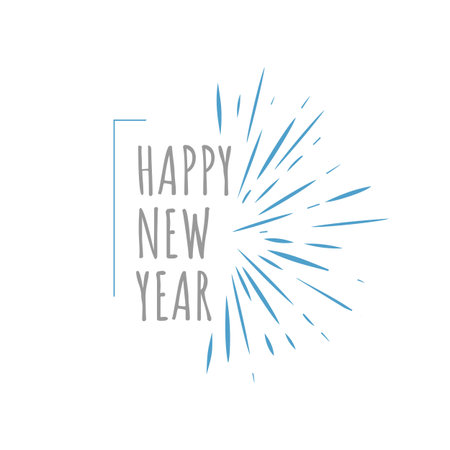 creative design splashing firework of celebrations Happy new year 2020 Illustration Concept Imageのイラスト素材