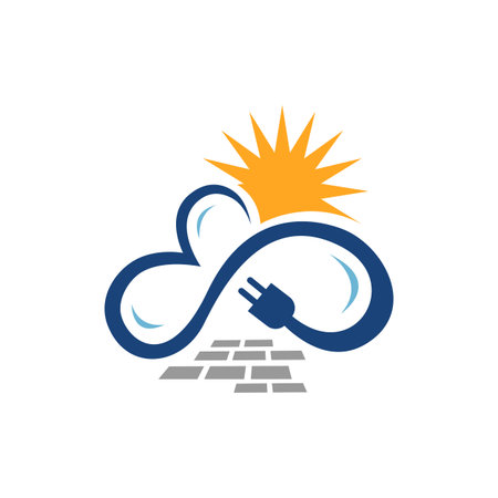 alternative renewable sustainable energy solar panel icon vector icon illustrationsのイラスト素材