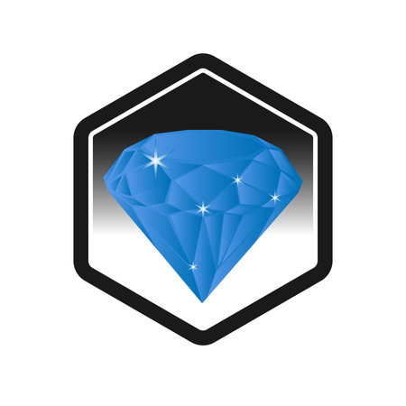 Diamond Jewellery icon Design Vector Templateのイラスト素材