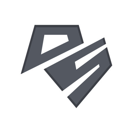 DS icon initial SD letter graphic concept vector icon templateのイラスト素材