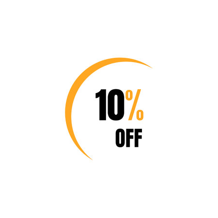 10% off Sale 10% Discount Special Price Offer Marketing Ad Promotion Banner Designのイラスト素材