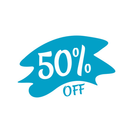 50% off Sale Design 40 Percent Special Discount Offer Banner Marketing Promotional Poster Vector...
