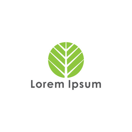 Abstract leaf logo | Vector leaf | logo design | for template.のイラスト素材