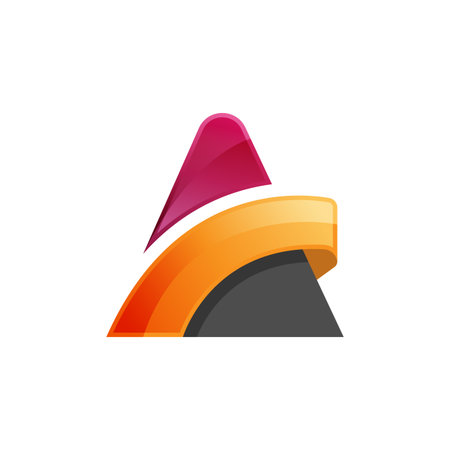 Initial letter A icon design template. Business corporate letter A icon design imageのイラスト素材