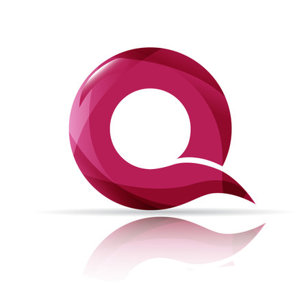 Modern design letter Q for your best business symbol. Vector illustrationのイラスト素材