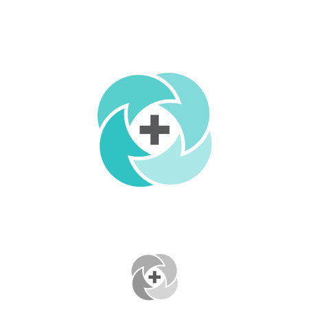 Vector cross for your best business symbol. Vector cross for medical symbol. Vector illustration EPS.8 EPS.10のイラスト素材