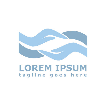 Hands icon isolated on white background from hope collection. Vector illustrationのイラスト素材