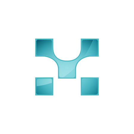 Abstract letter M creative modern technology logo vector. Initial letter M logo design in white backgroundのイラスト素材