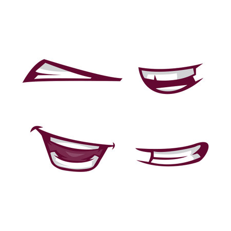 Smile icon vector set. happy illustration sign collection. laugh symbol.のイラスト素材