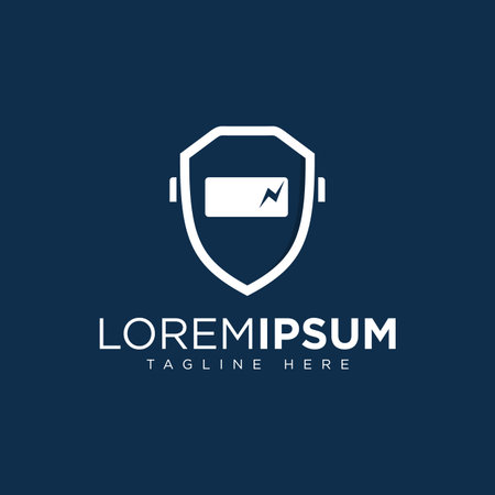 Modern design welder masks logo icon symbol.のイラスト素材