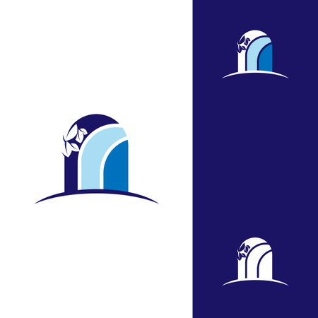 Arbor tree of life logo. Natural product plant growth icon. Botanical wellness spa sign.のイラスト素材