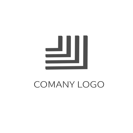 Business Finance professional logo design template. Abstract vector symbol for corporate sign.のイラスト素材