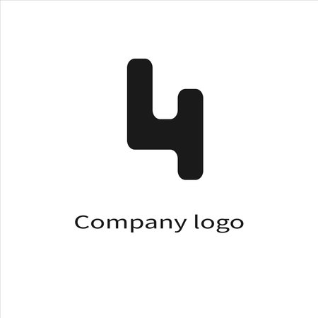 Initial letter h logo or L logo vector design template. This logo incorporate with abstract letter in the creative way.のイラスト素材