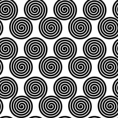 Seamless pattern with spirals, illustration backgroundのイラスト素材