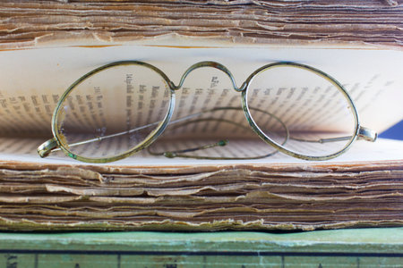 Original historical glassesの写真素材