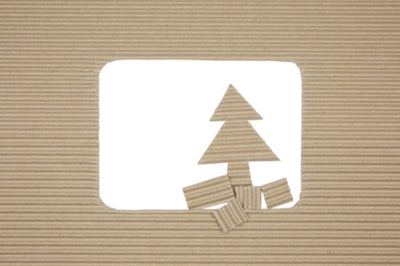 Christmas card with free space for your textの写真素材