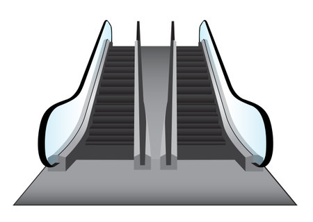 Escalators Vectorのイラスト素材