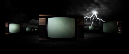 Television Graveyardの写真素材