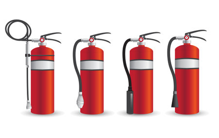 Fire Extinguisher Mock Upのイラスト素材