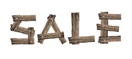 Sale Word by woodsの写真素材