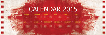 alendar 2015 art backgroundの写真素材