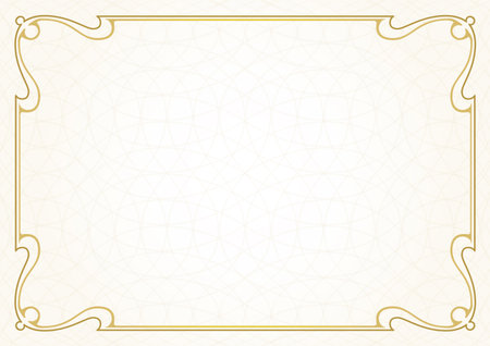 Border VectorTemplateのイラスト素材