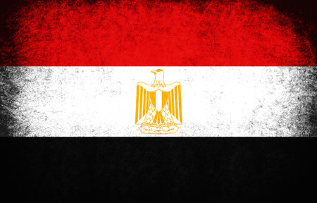 The National Flag of the Egyptの写真素材
