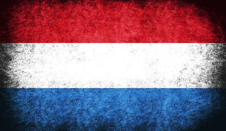 The National Flag of the Luxembourgの写真素材