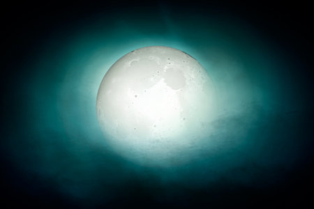 dark night skyの写真素材