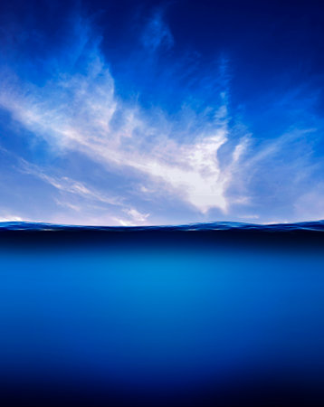 sea and ocean nature imageの写真素材